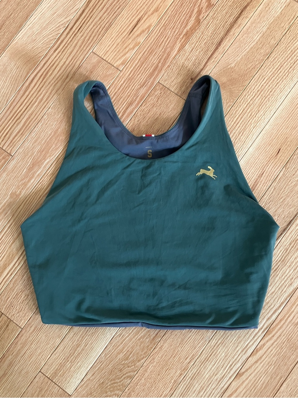 Tracksmith Turnover Crop small dark green